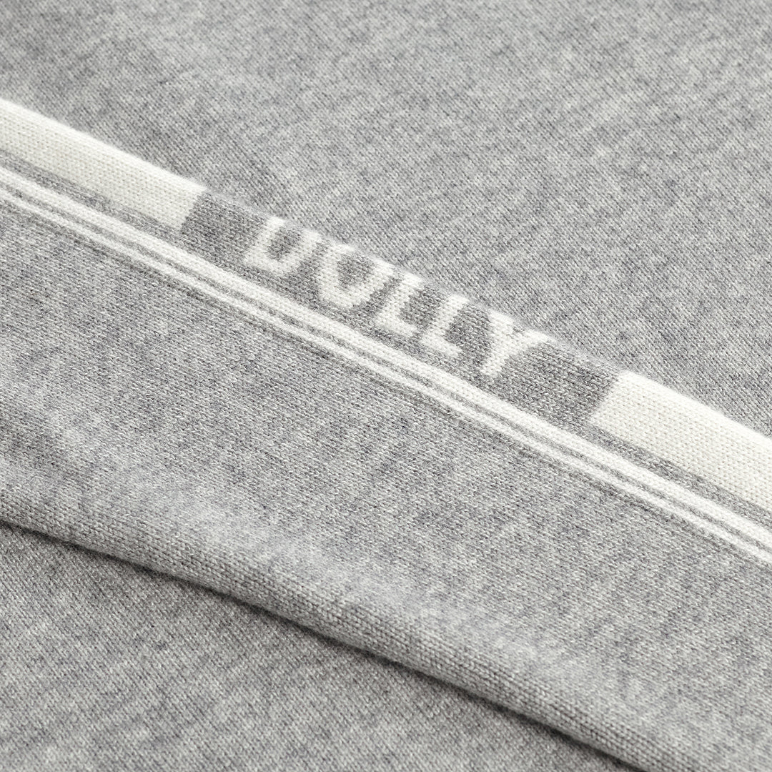 Polo pull woolblend