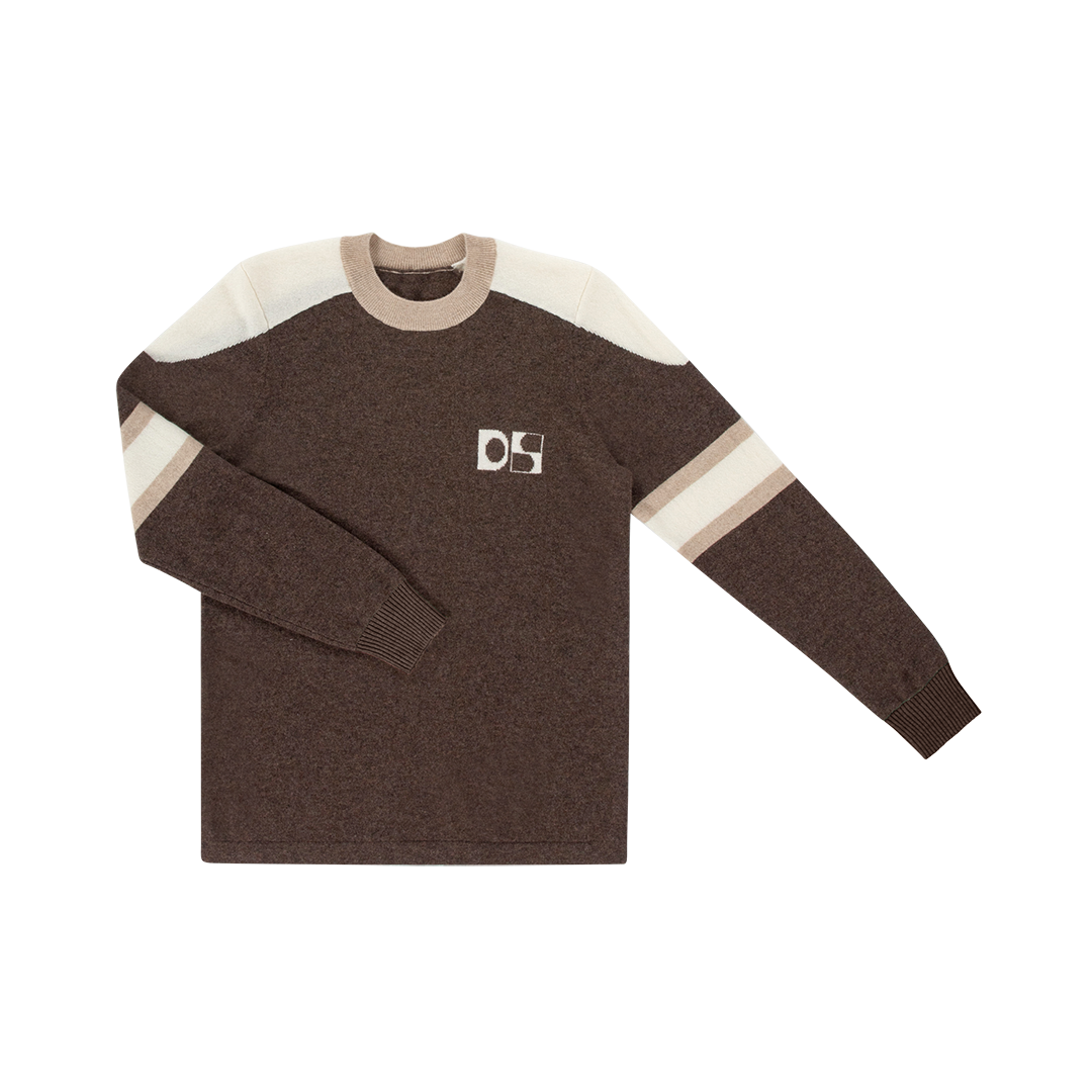 Baseball sweater cashmere