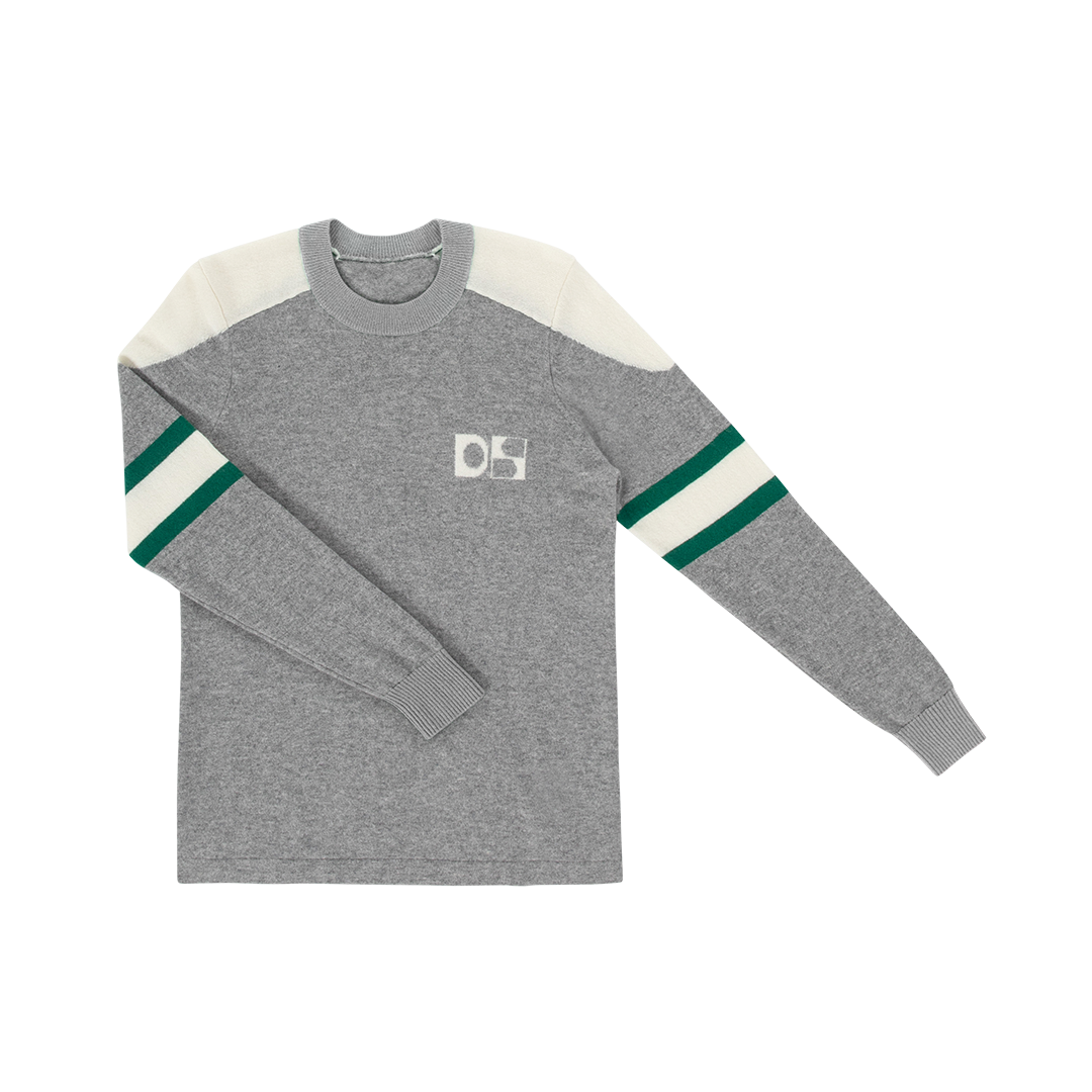 Baseball sweater cashmere