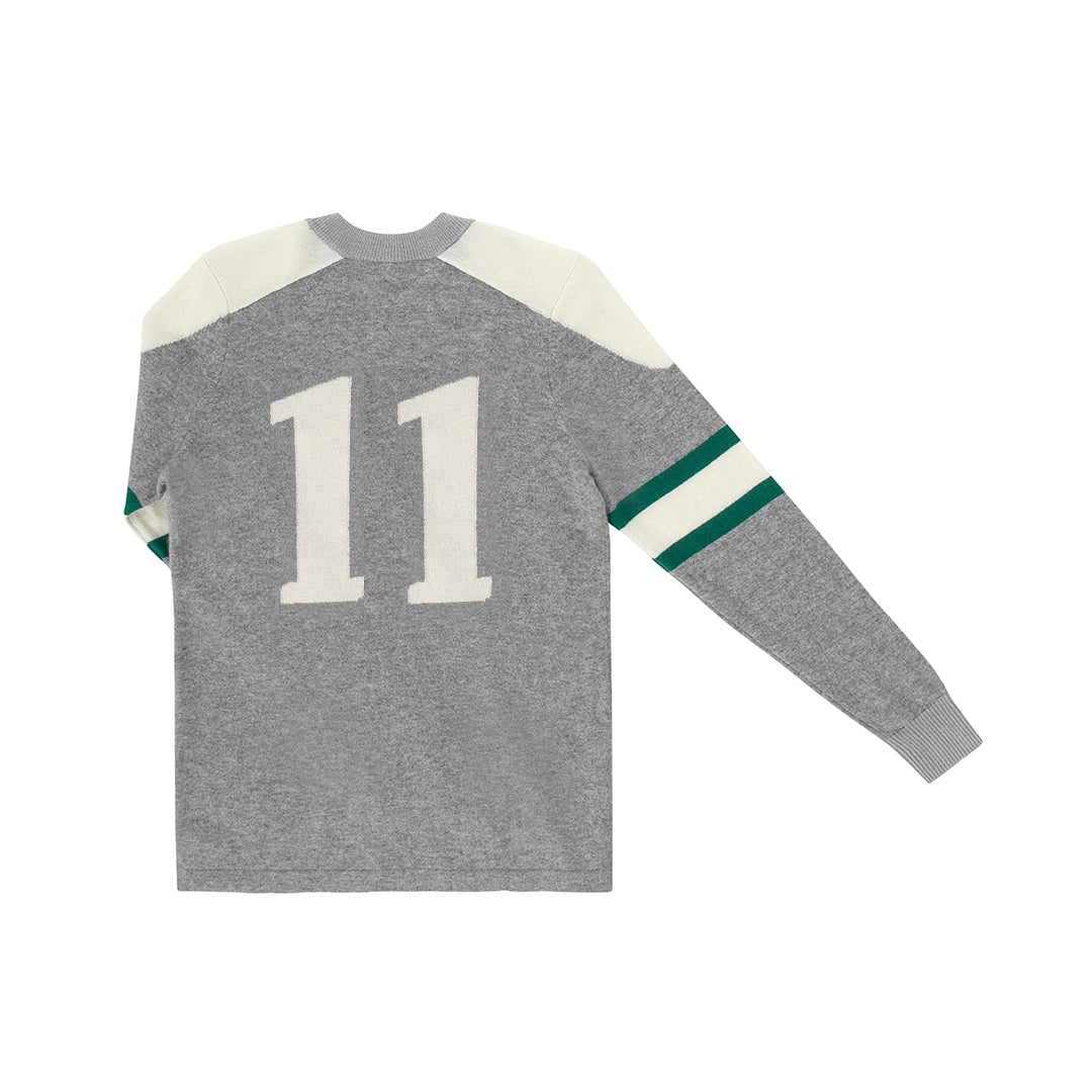Baseball sweater cashmere