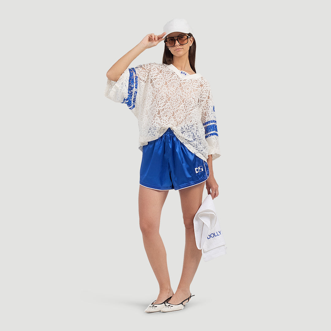 Loose lace tee