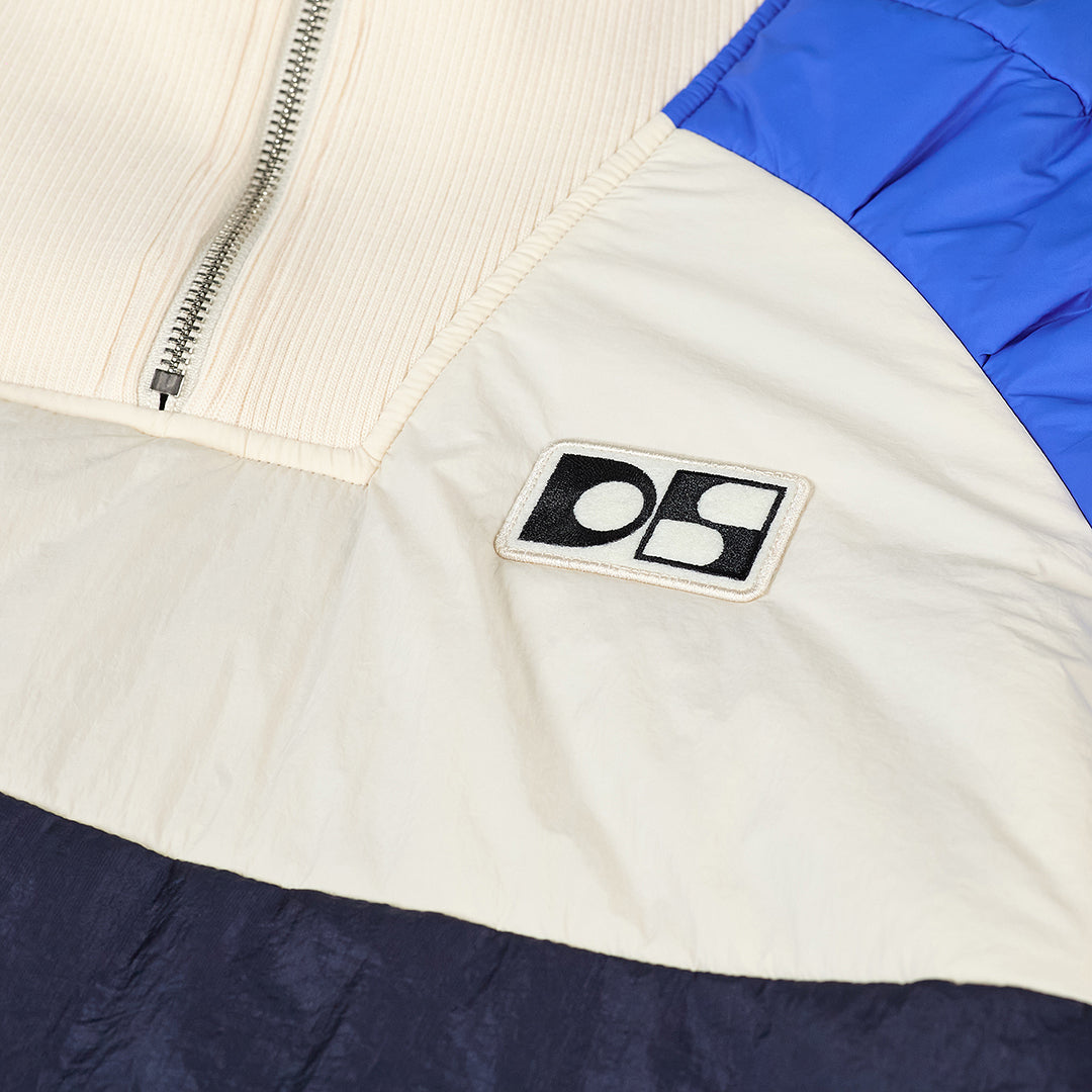 Padded colourblock anorak