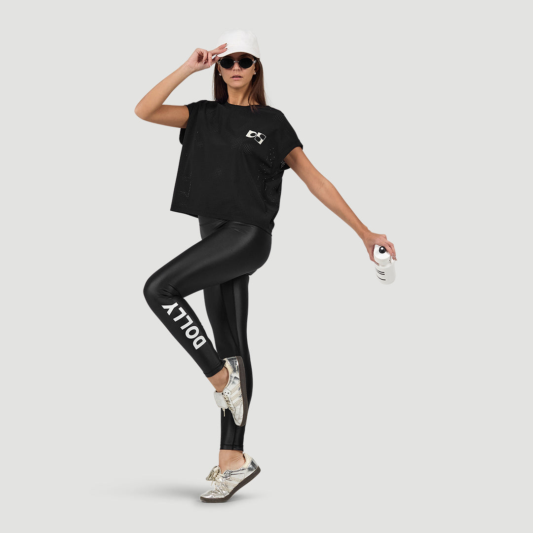 Loose fit cropped tee
