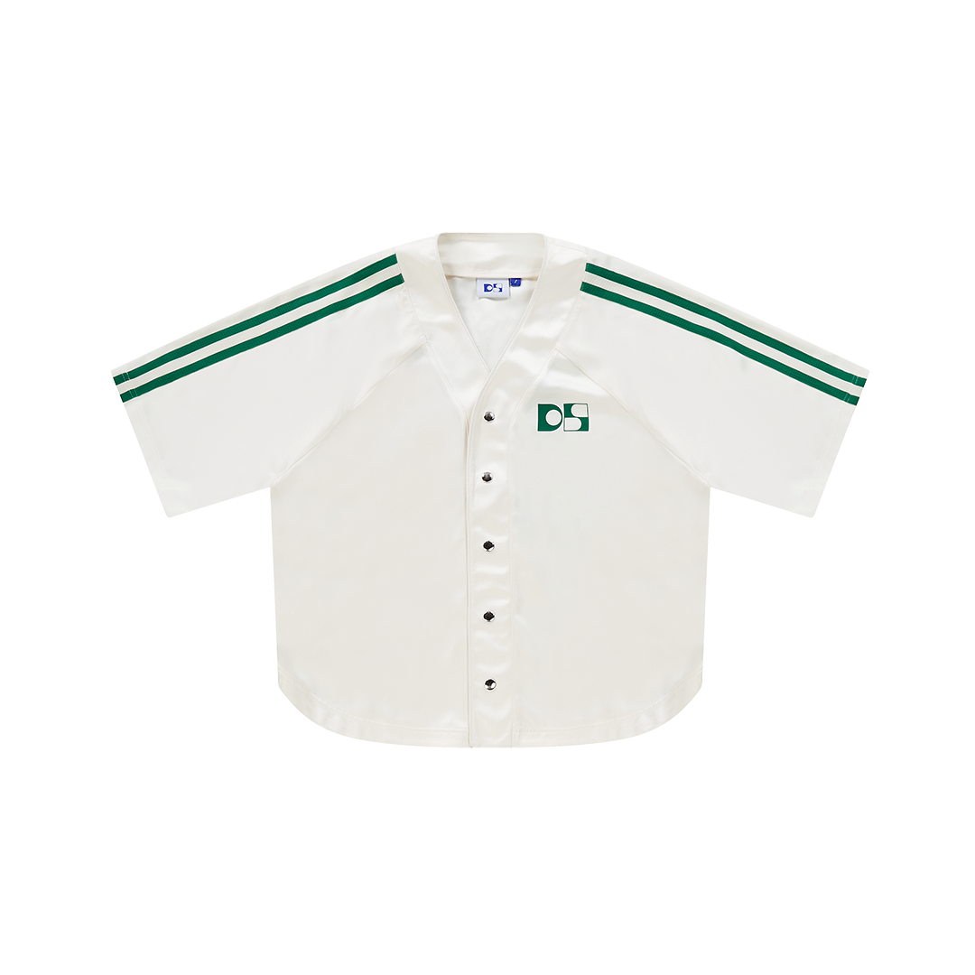 Satin baseball shirt
