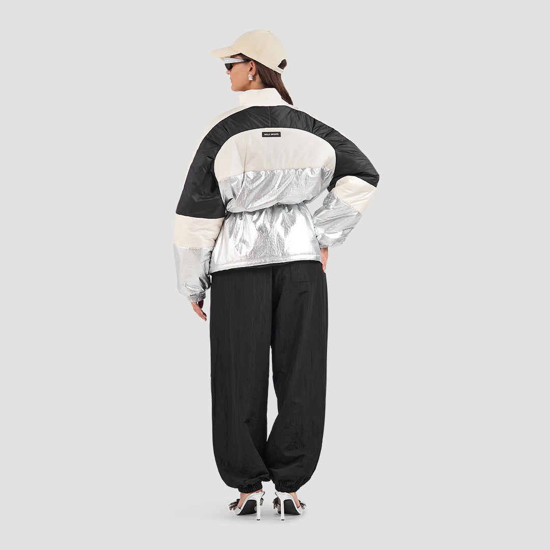 Padded colourblock jacket