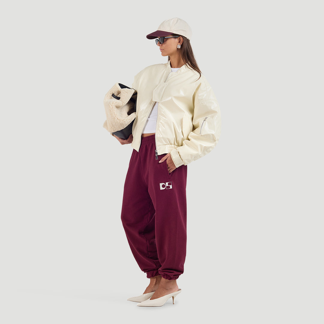 Cropped bomber jacket