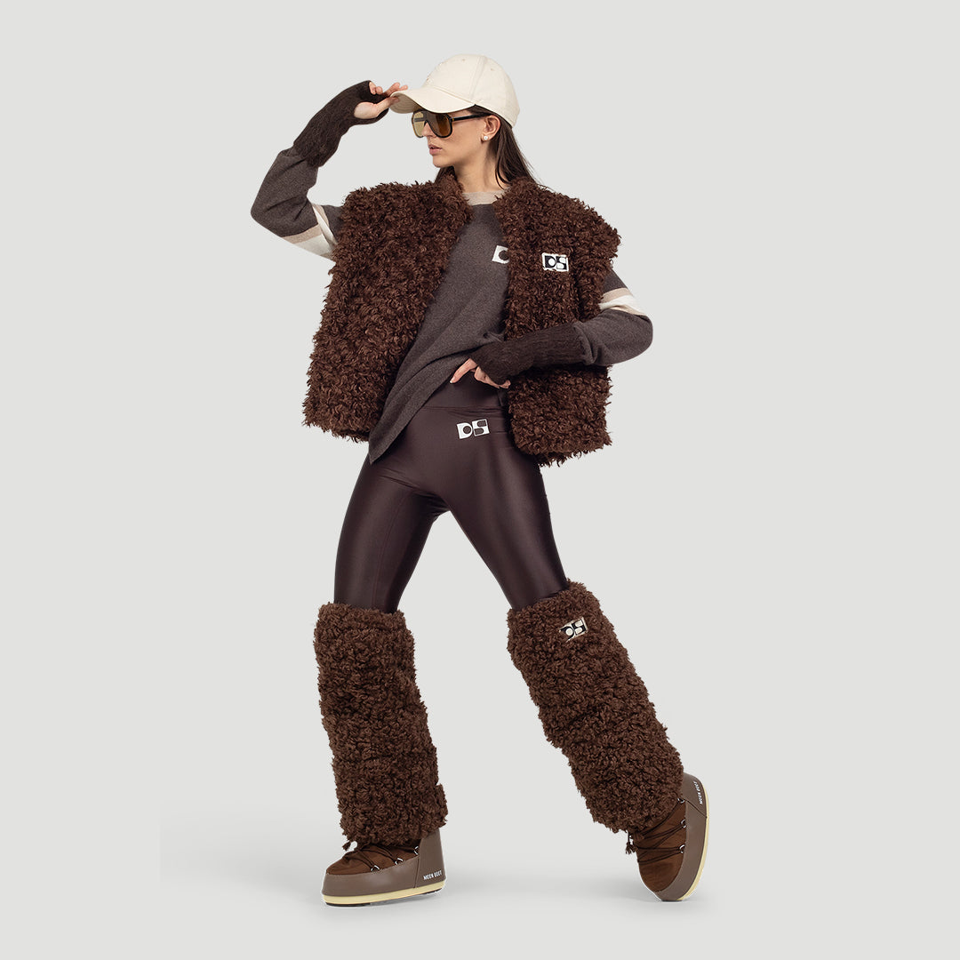 Fur padded Legwarmer
