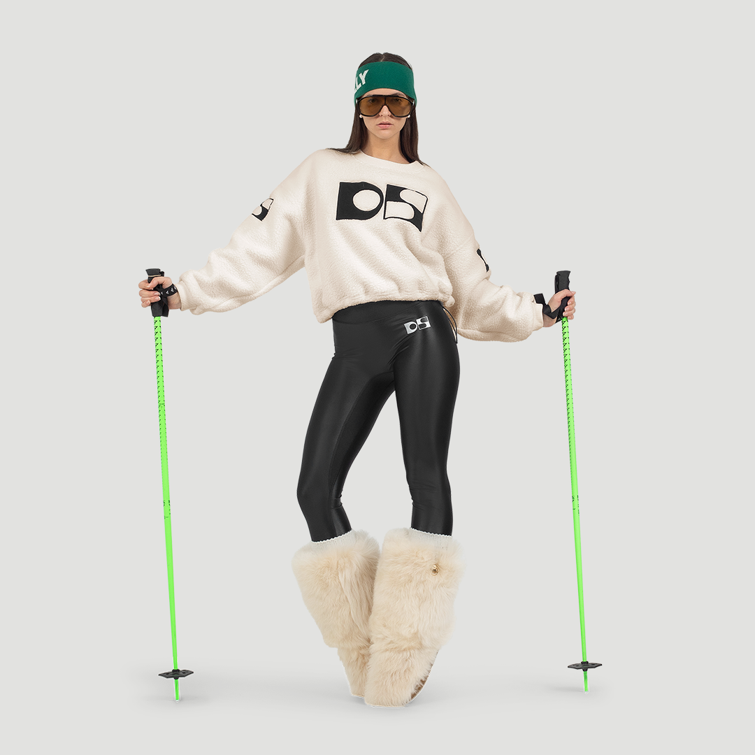 Cropped Fleece sweater