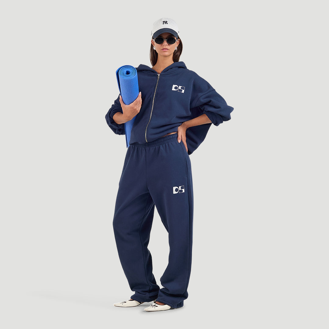 Wide pants heavyweight cotton