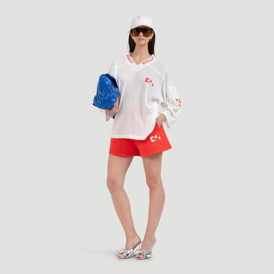 Cotton mesh Hockey Tee