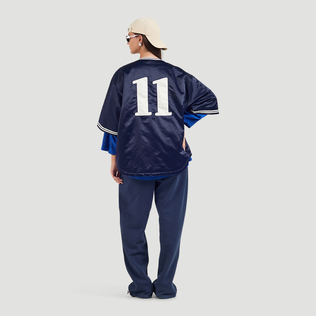 Dolly padded baseball jacket