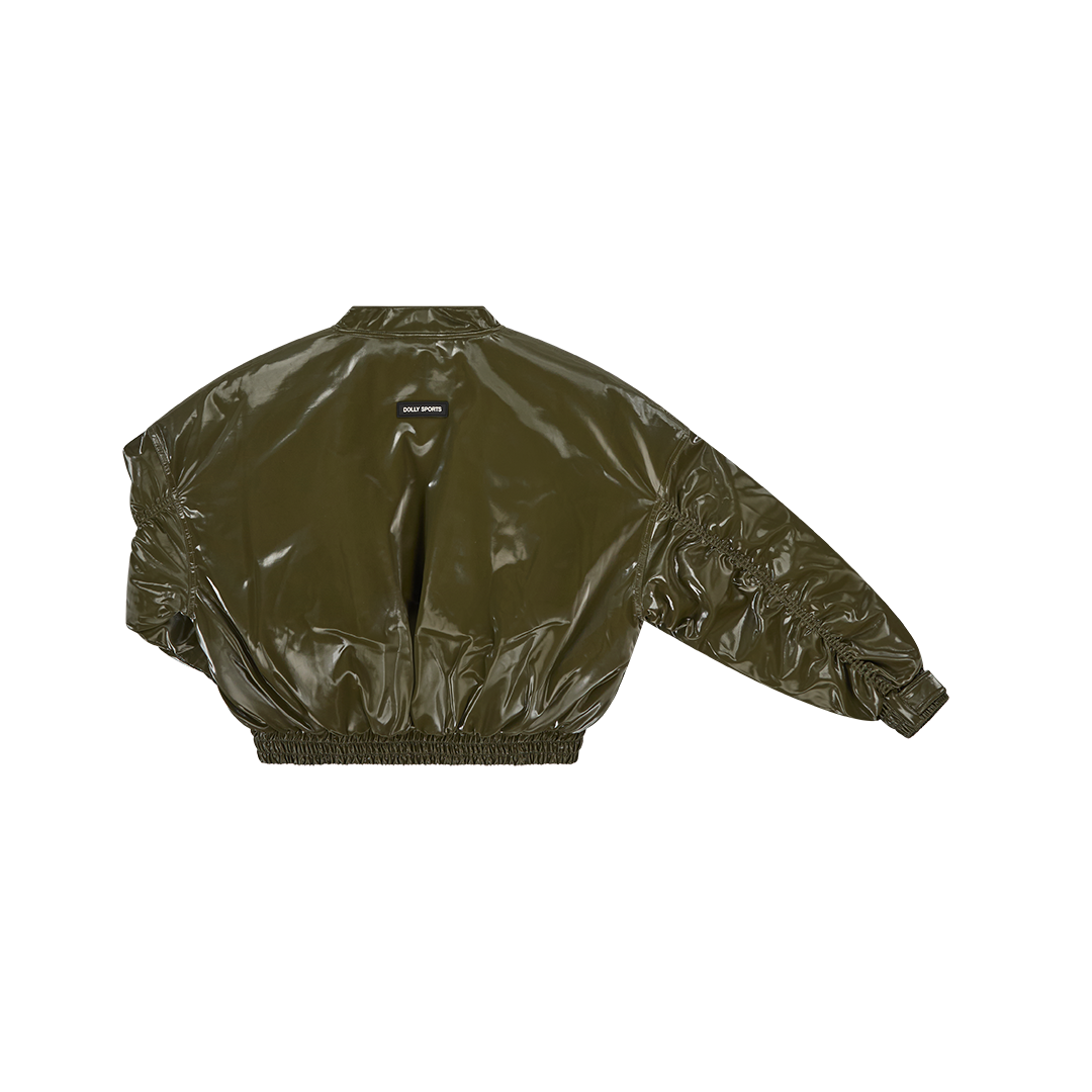 Cropped bomber jacket