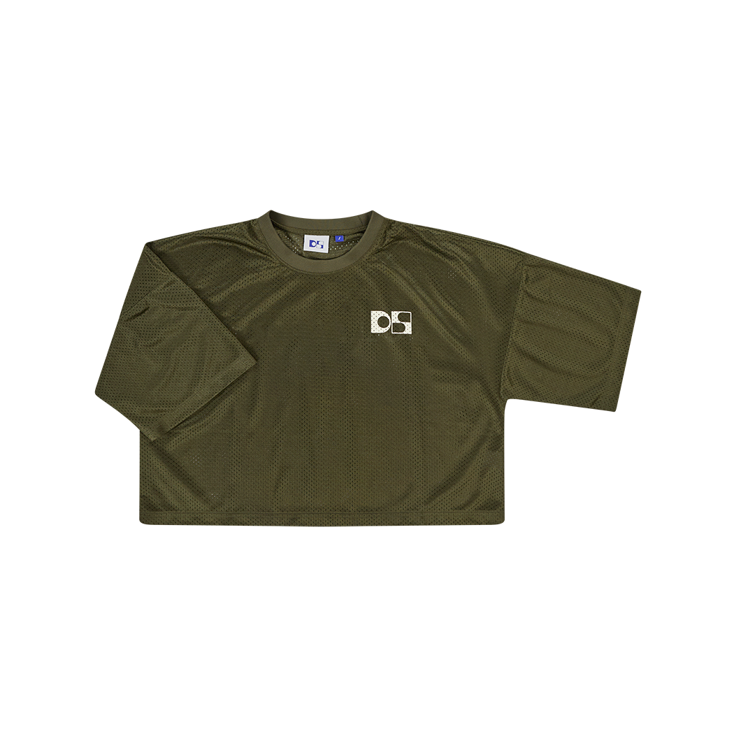 Loose mesh tee