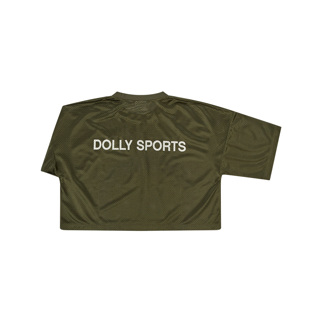 Loose mesh tee