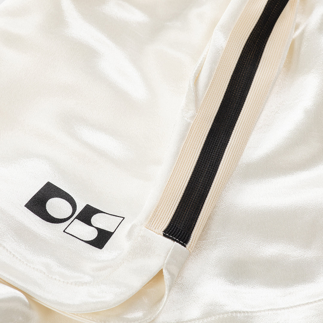 Satin running shorts