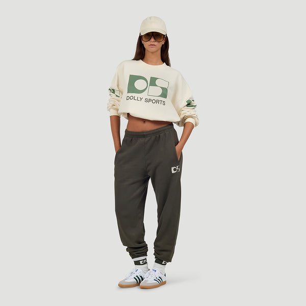 Baseball cropped sweater