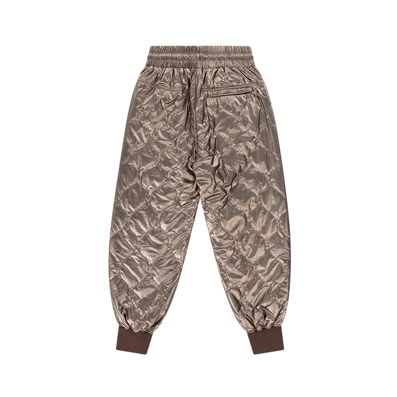 Quilted padded pants