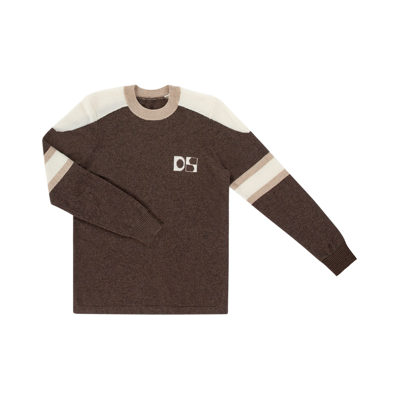 Baseball sweater cashmere