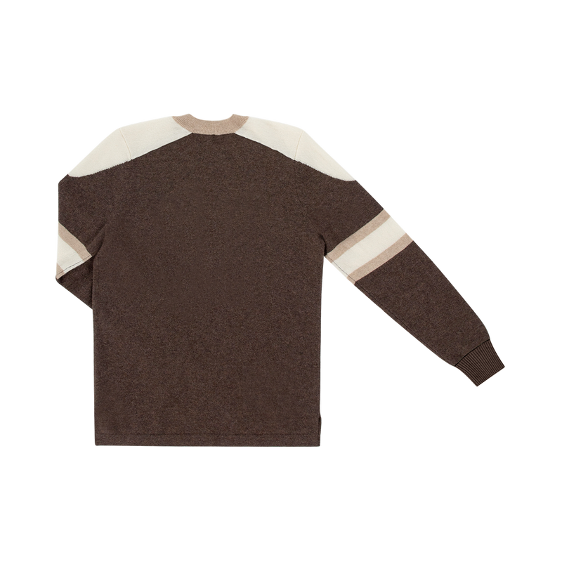 Baseball sweater cashmere