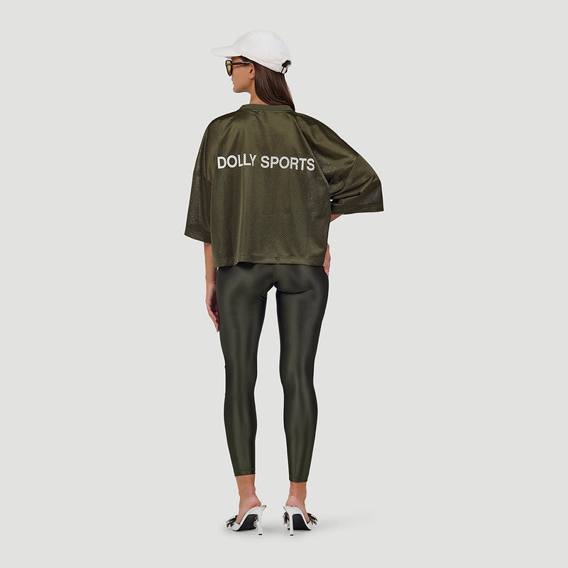 Loose mesh tee