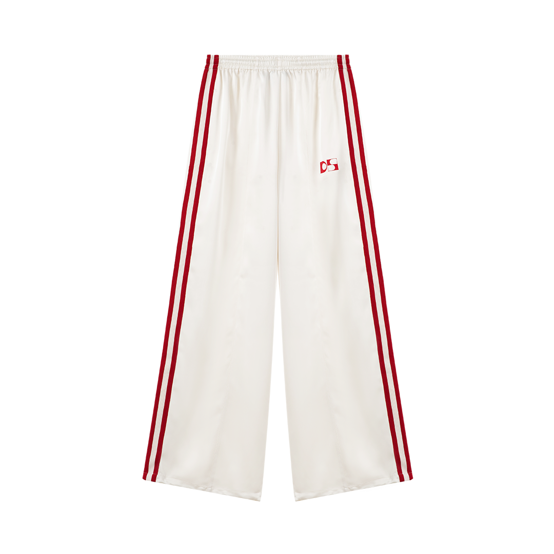 High-waist satin pants - Pre-order