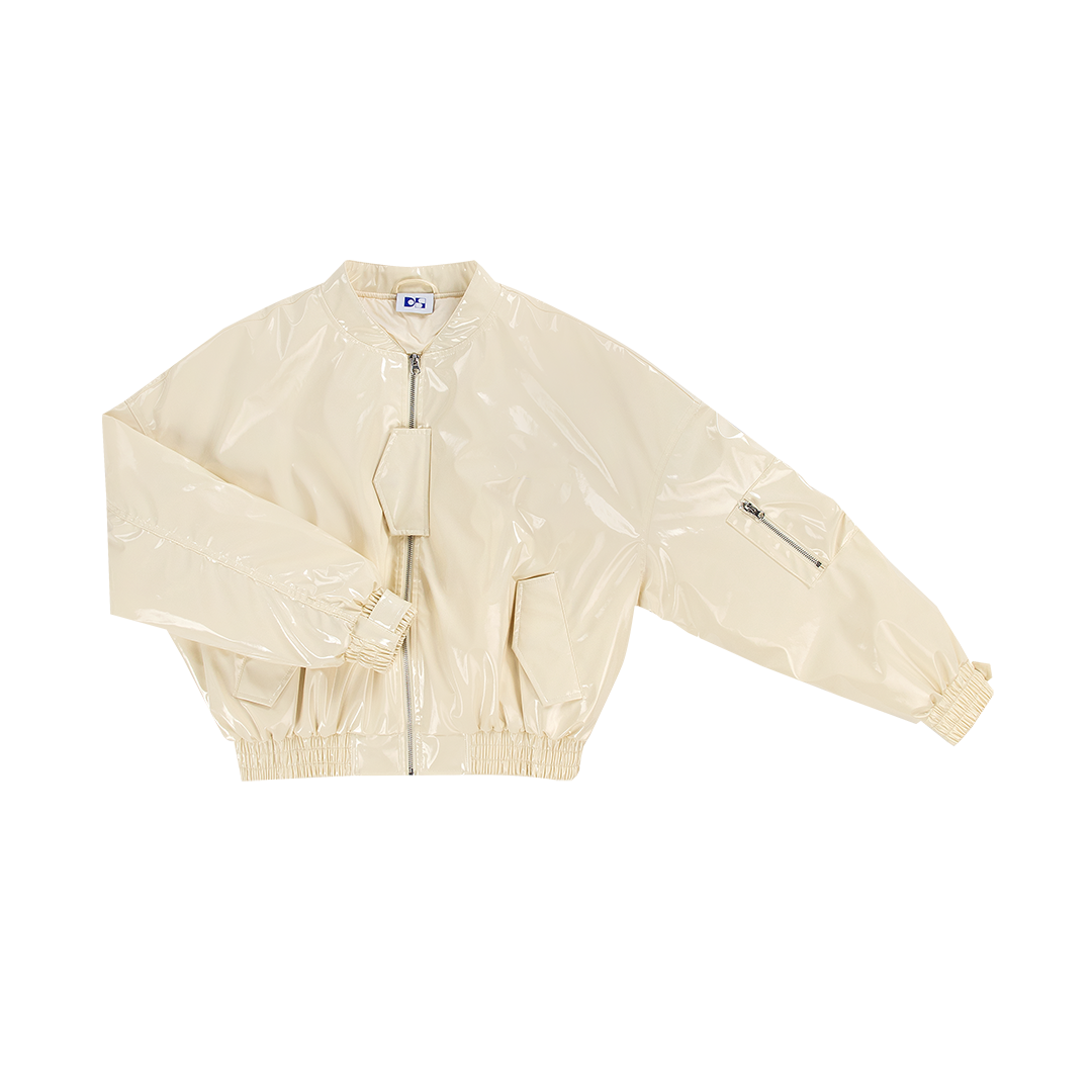Cropped bomber jacket