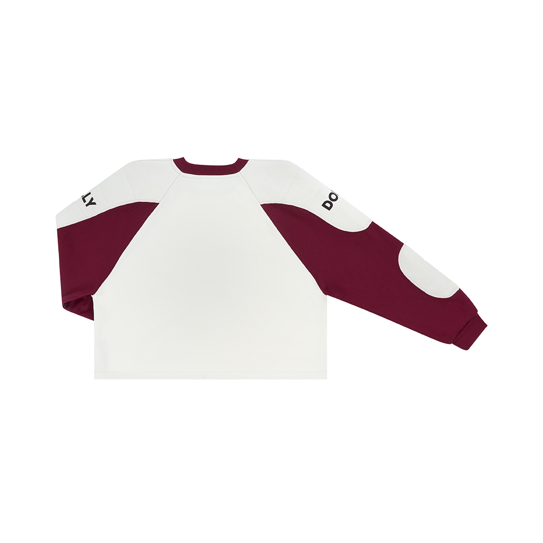 Padded racing sweater