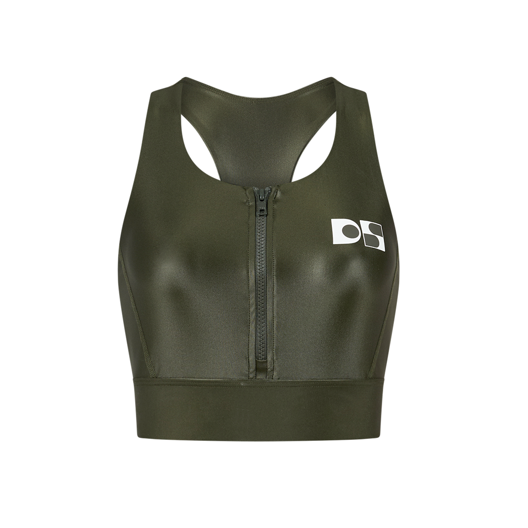 Active Bra with zipper