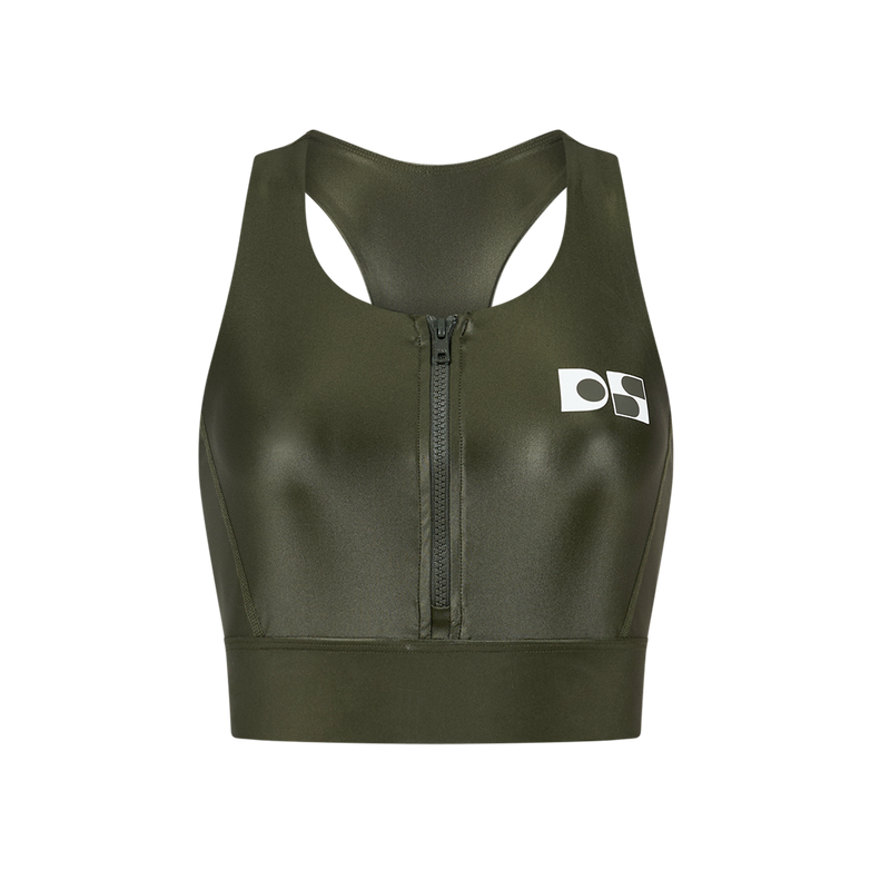 Active Bra with zipper