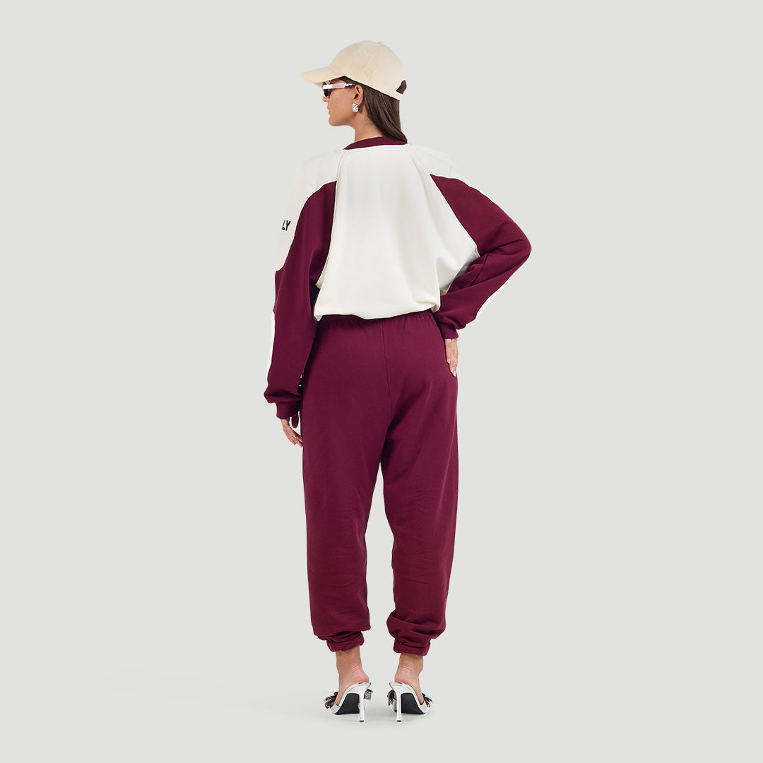 Padded racing sweater