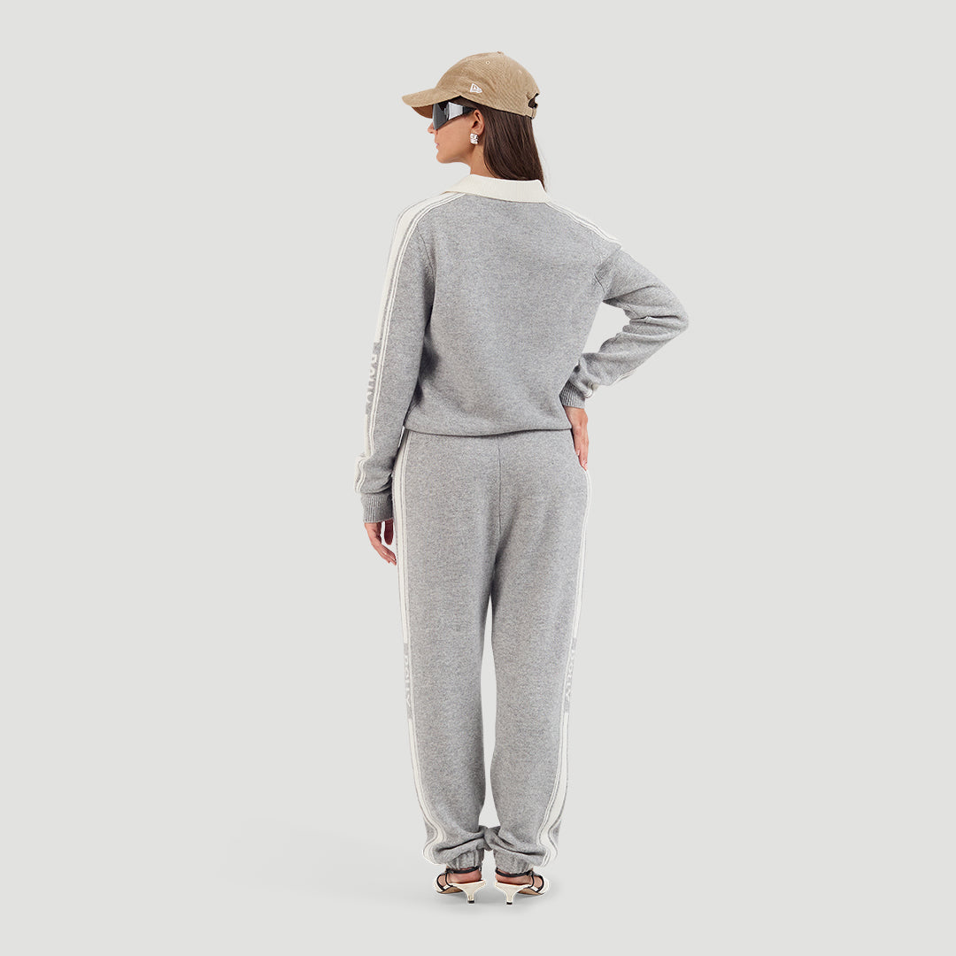 Team Dolly striped trackpants woolblend