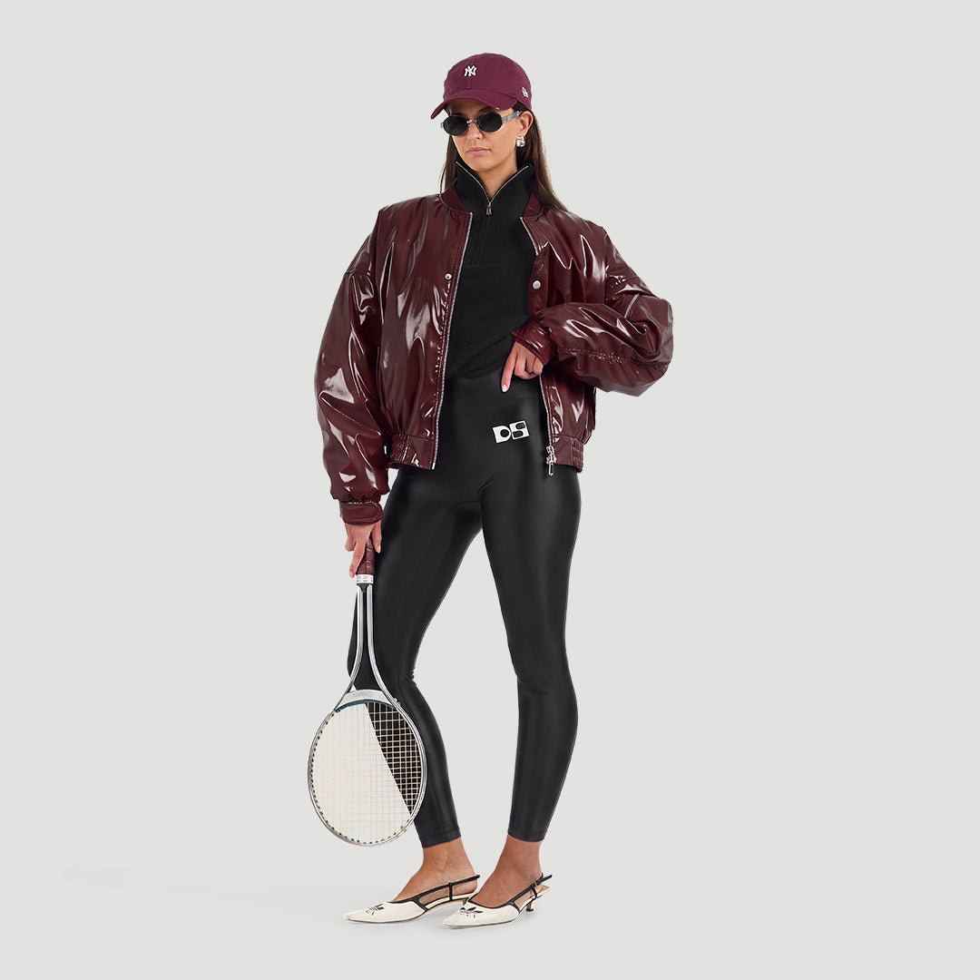 Classic cropped bomber