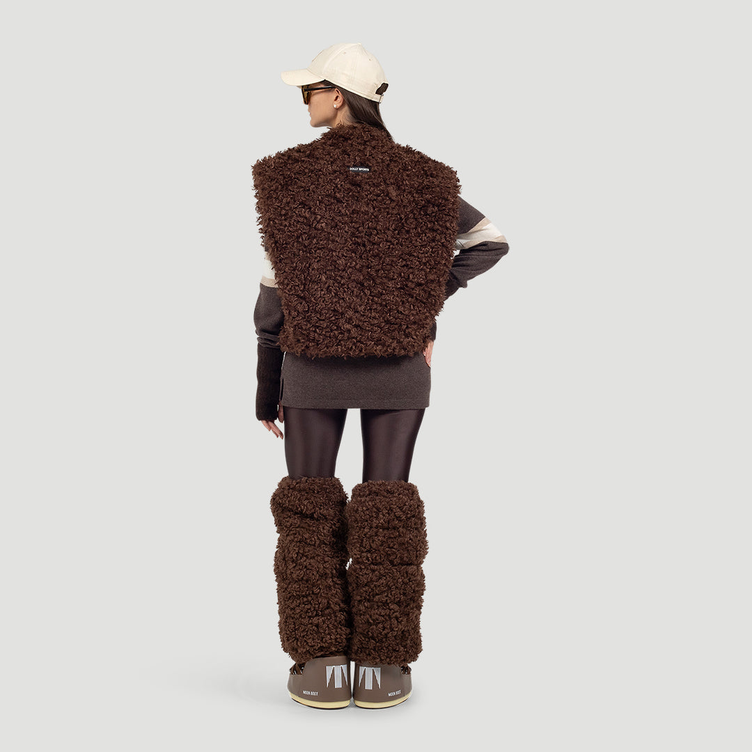 Fur padded Legwarmer
