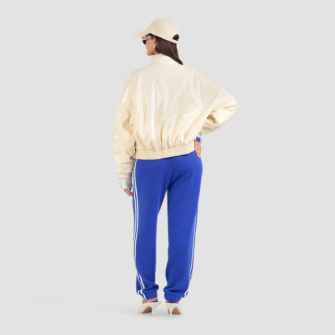 Cropped bomber jacket