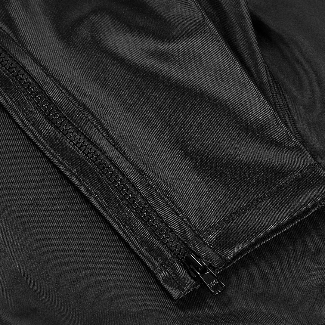 Activewear leggings with zipper