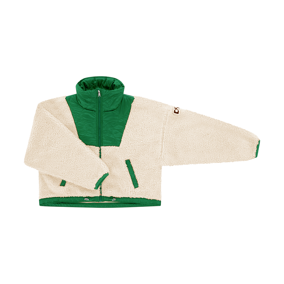 Cropped Padded Sheep Jacket