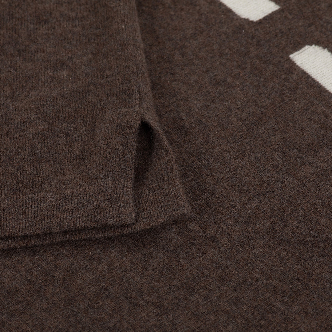 Baseball sweater cashmere