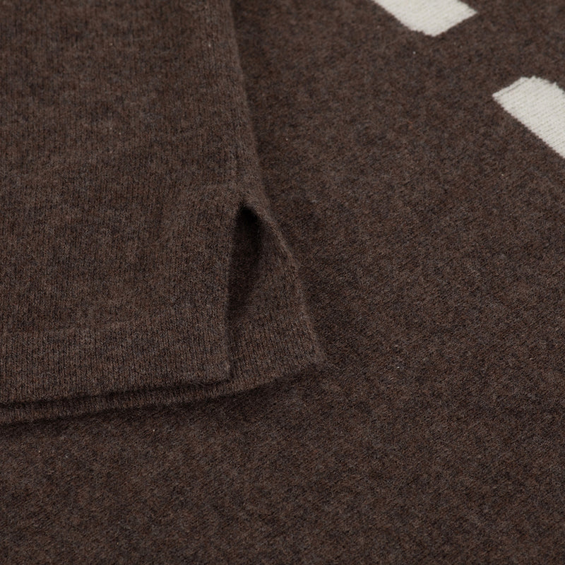 Baseball sweater cashmere