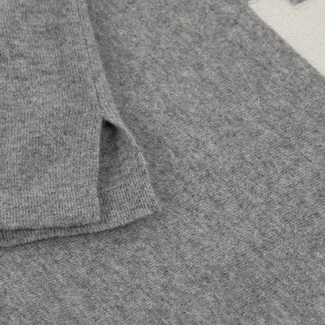 Baseball sweater cashmere