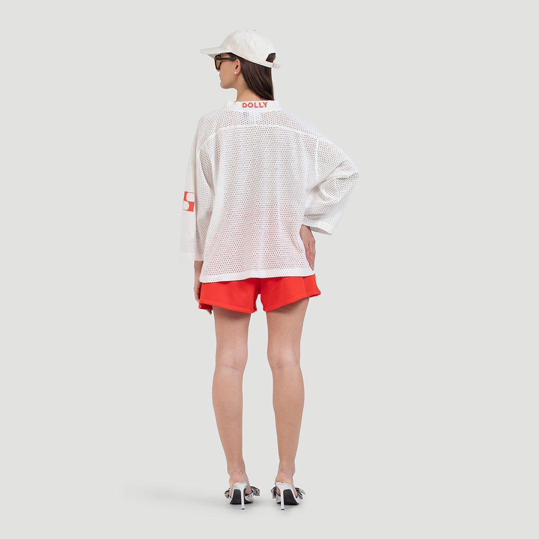 Cotton mesh Hockey Tee