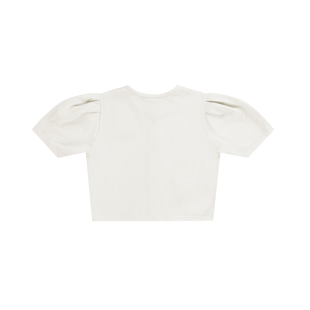 Cropped towel vest