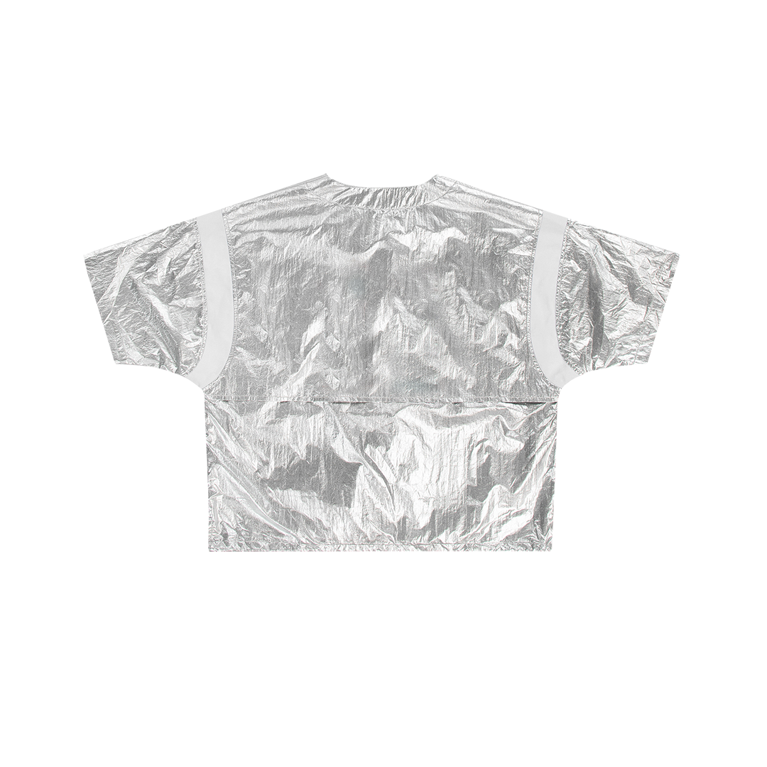 Metallic windbreaker