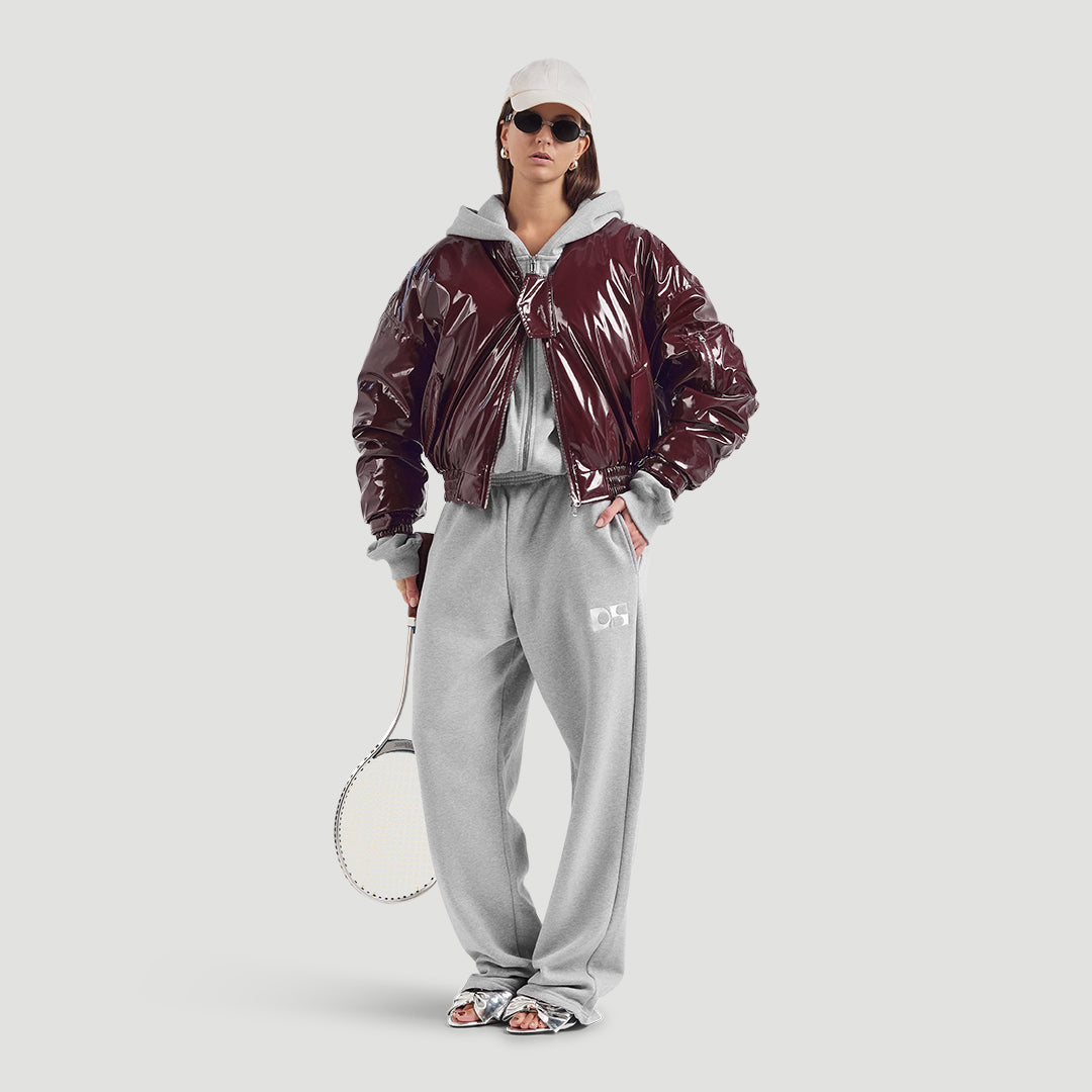 Classic cropped bomber