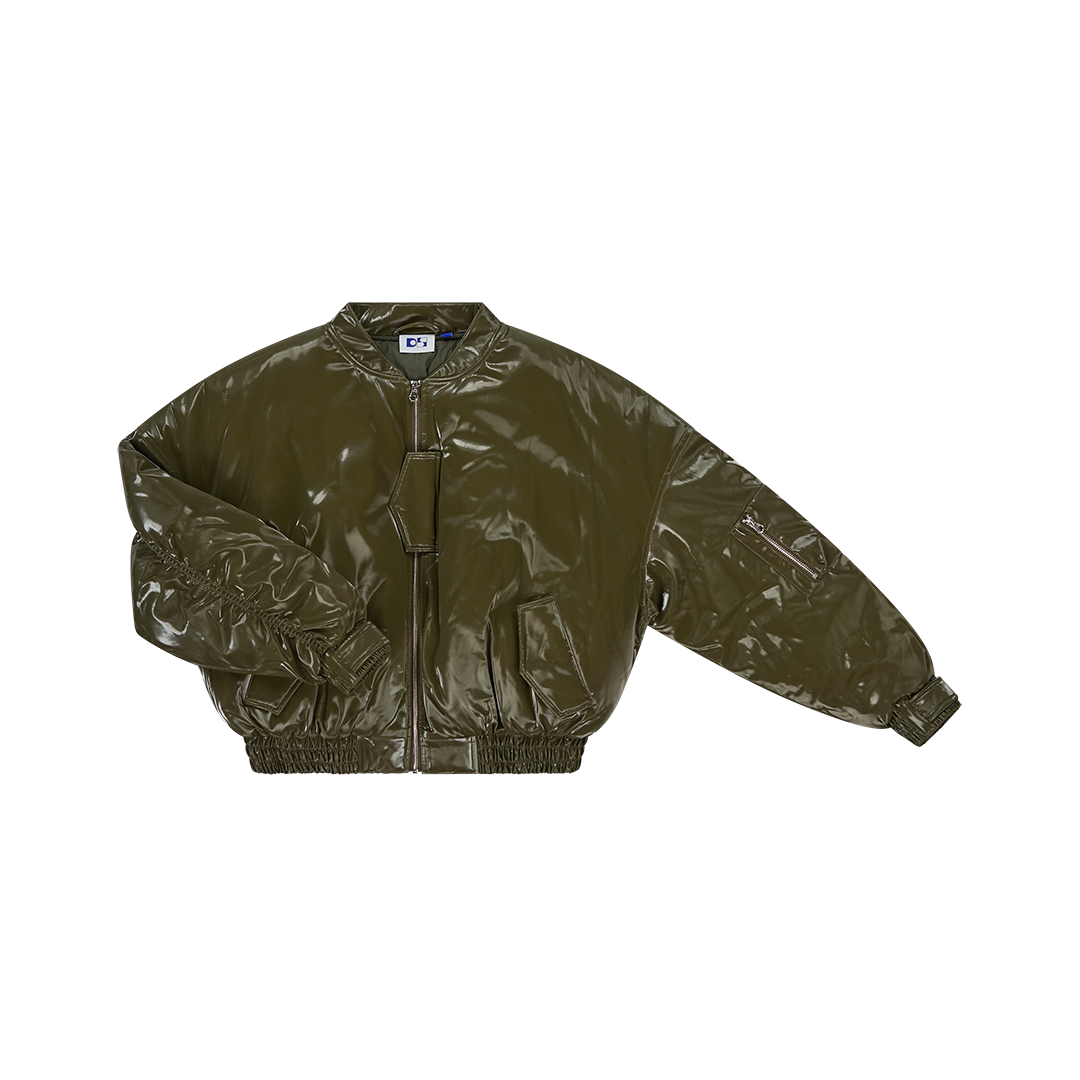 Cropped bomber jacket