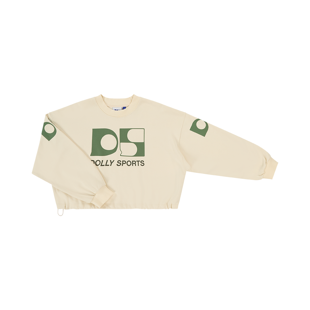 Baseball cropped sweater