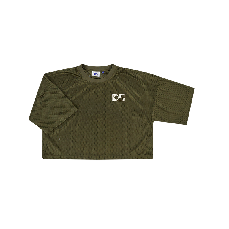Loose mesh tee