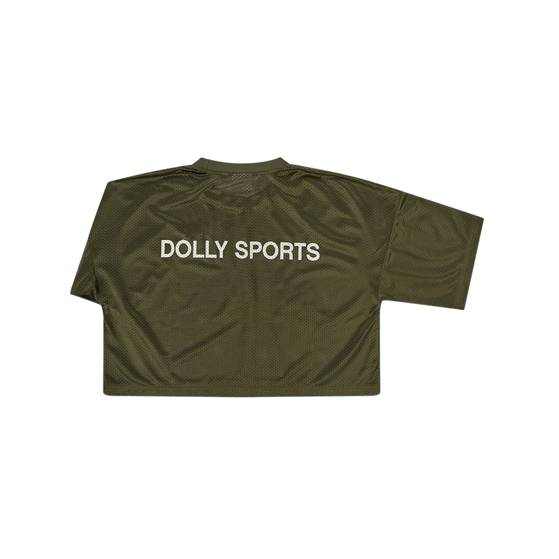 Loose mesh tee