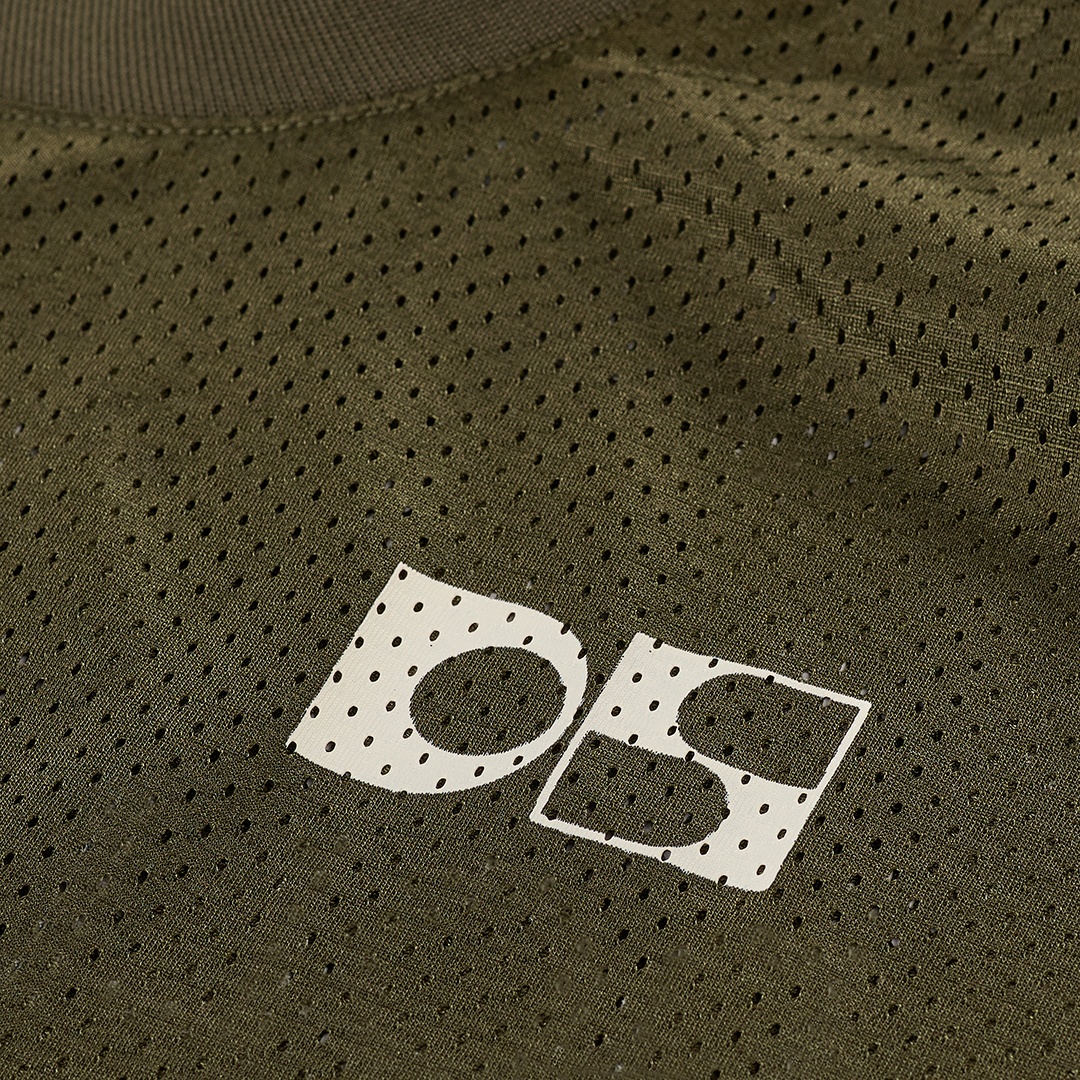 Loose mesh tee