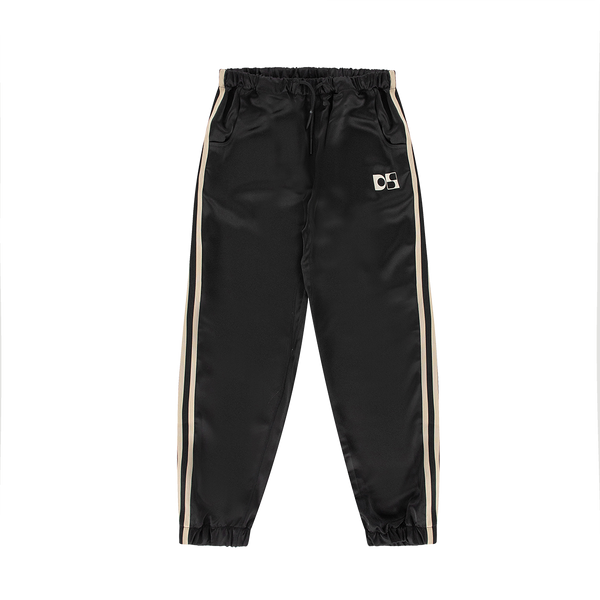 Low waist satin jogger