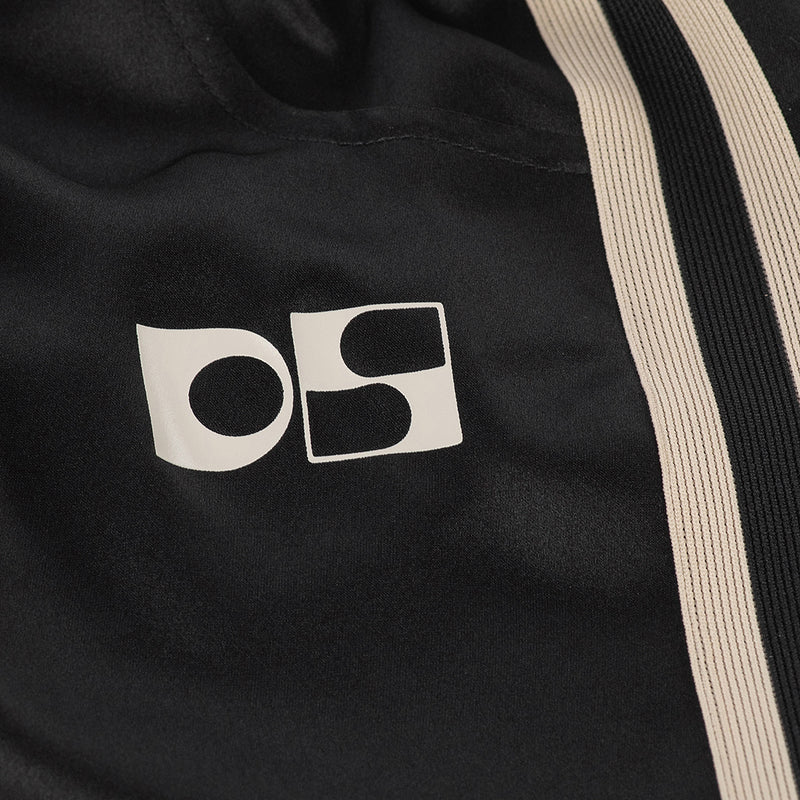 Low waist satin jogger